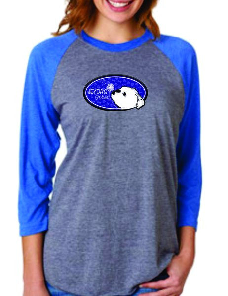 6051 - JEYDA'S WISH 3/4 SLEEVE TRIBLEND RAGLAN JERSEY