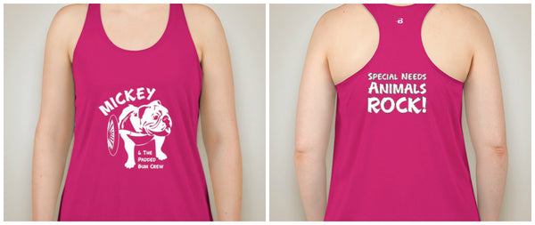 MICKEY'S DM420 GATHERED RACERBACK TANK